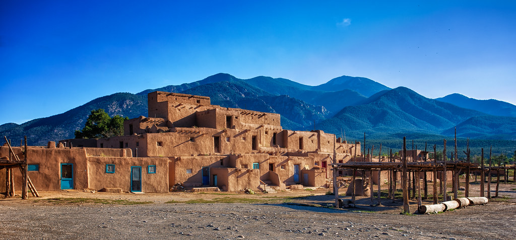 Taos Pueblo and Blue Lake, New Mexico